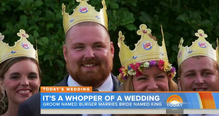 Bröllop, Burger King
